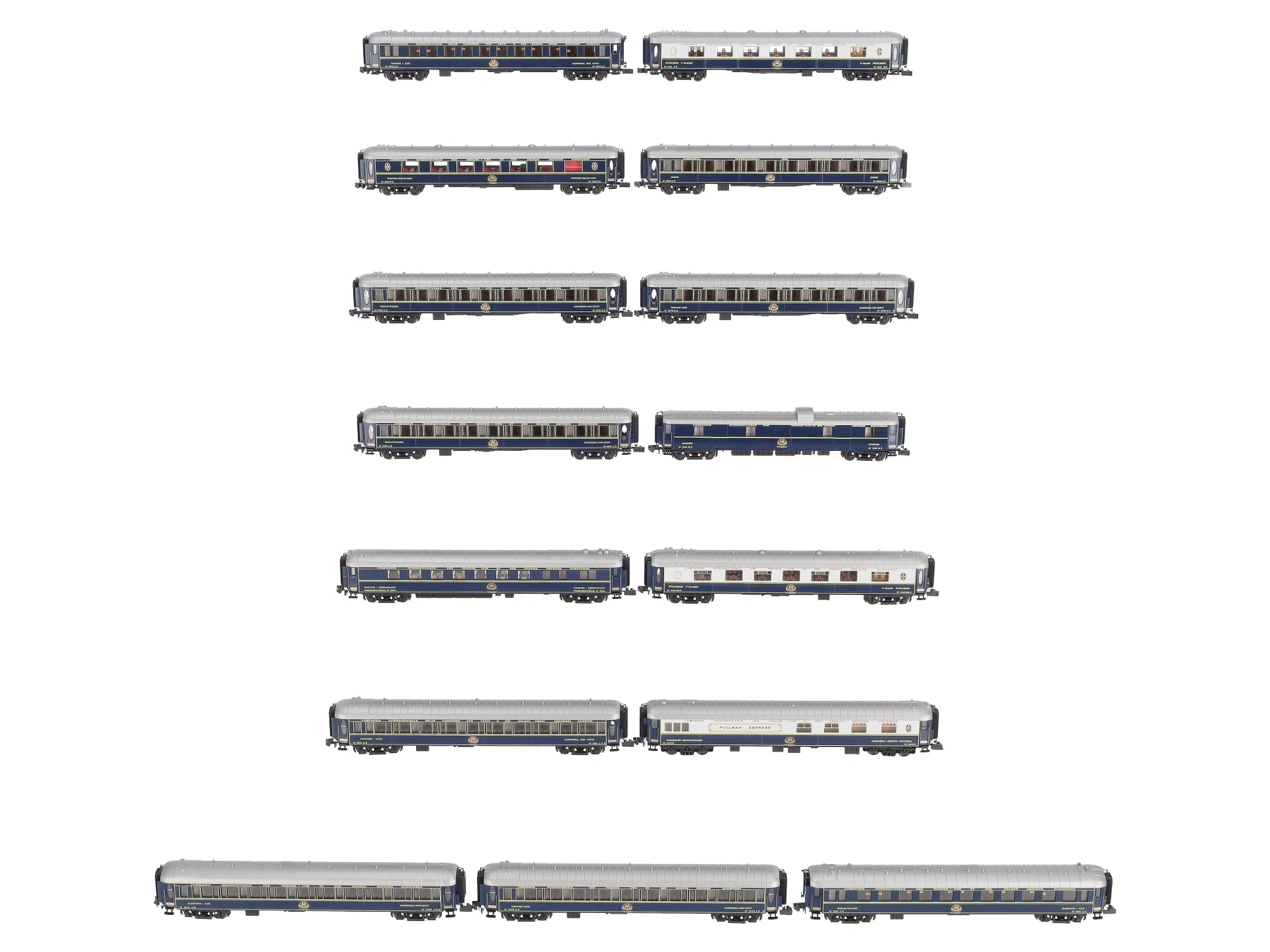 Kato K23215 N Orient Express 15 Car Set