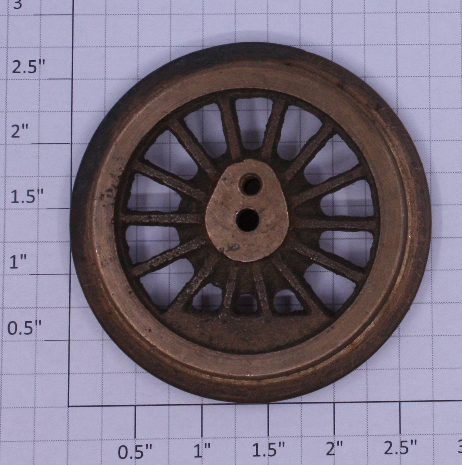 Lionel 400E-69 Bronze Spoked 2-3/4