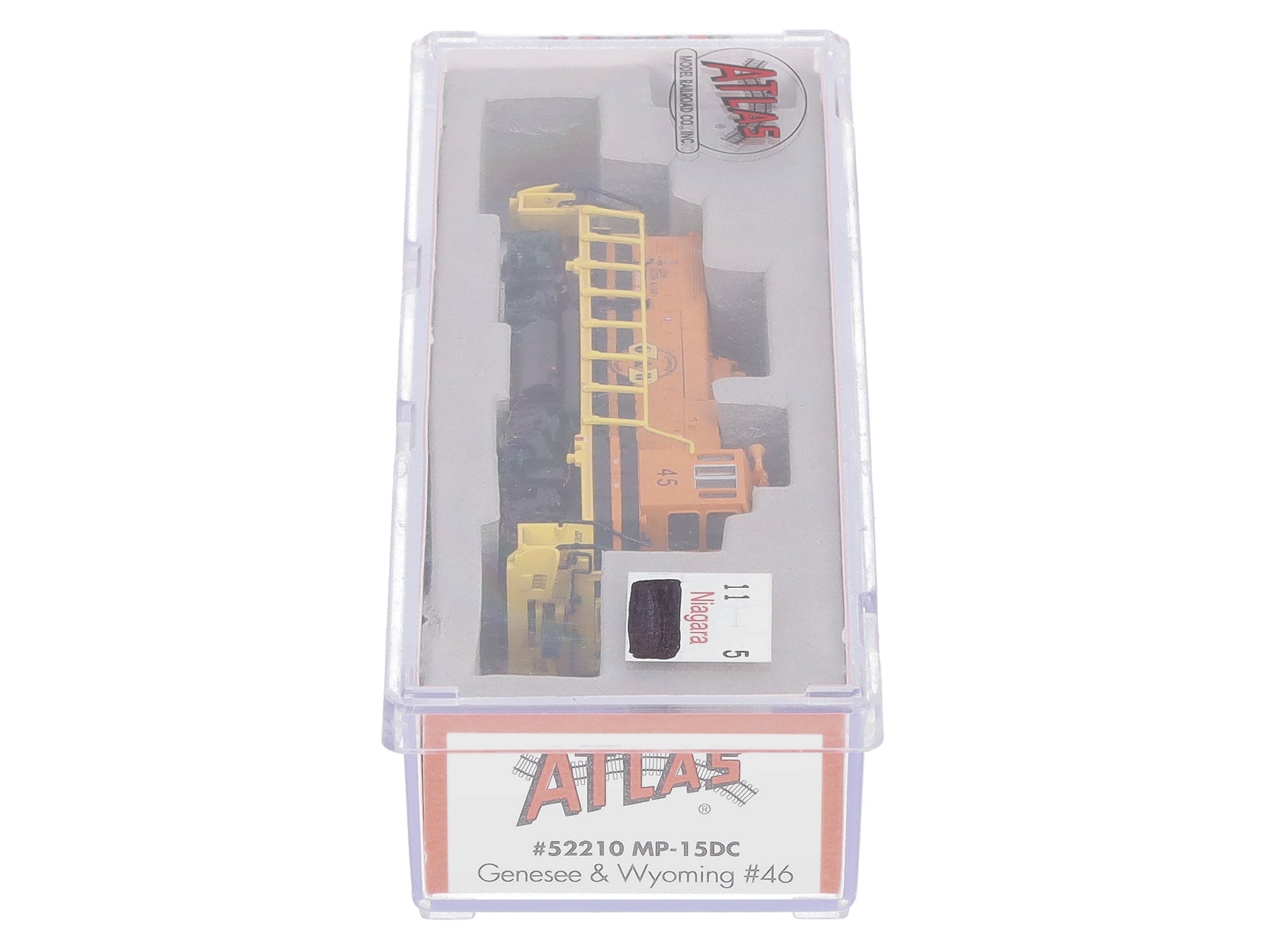 Atlas 52209 N Scale Genesee & Wyoming MP15DC Diesel Locomotive #45
