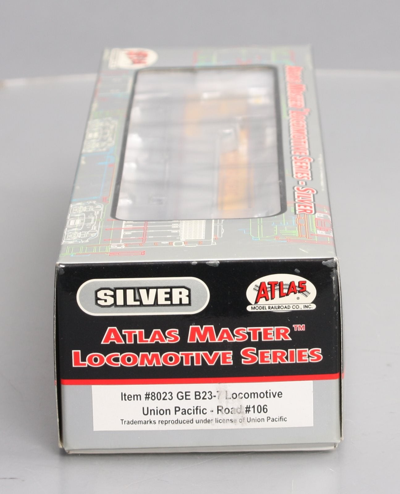 Atlas 8023 HO Scale Union Pacific GE B23-7 Diesel Locomotive #106