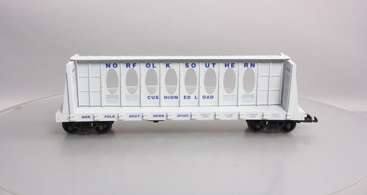 USA Trains R17413A G Norfolk Southern Center Beam Flat Car (Gray) #30485