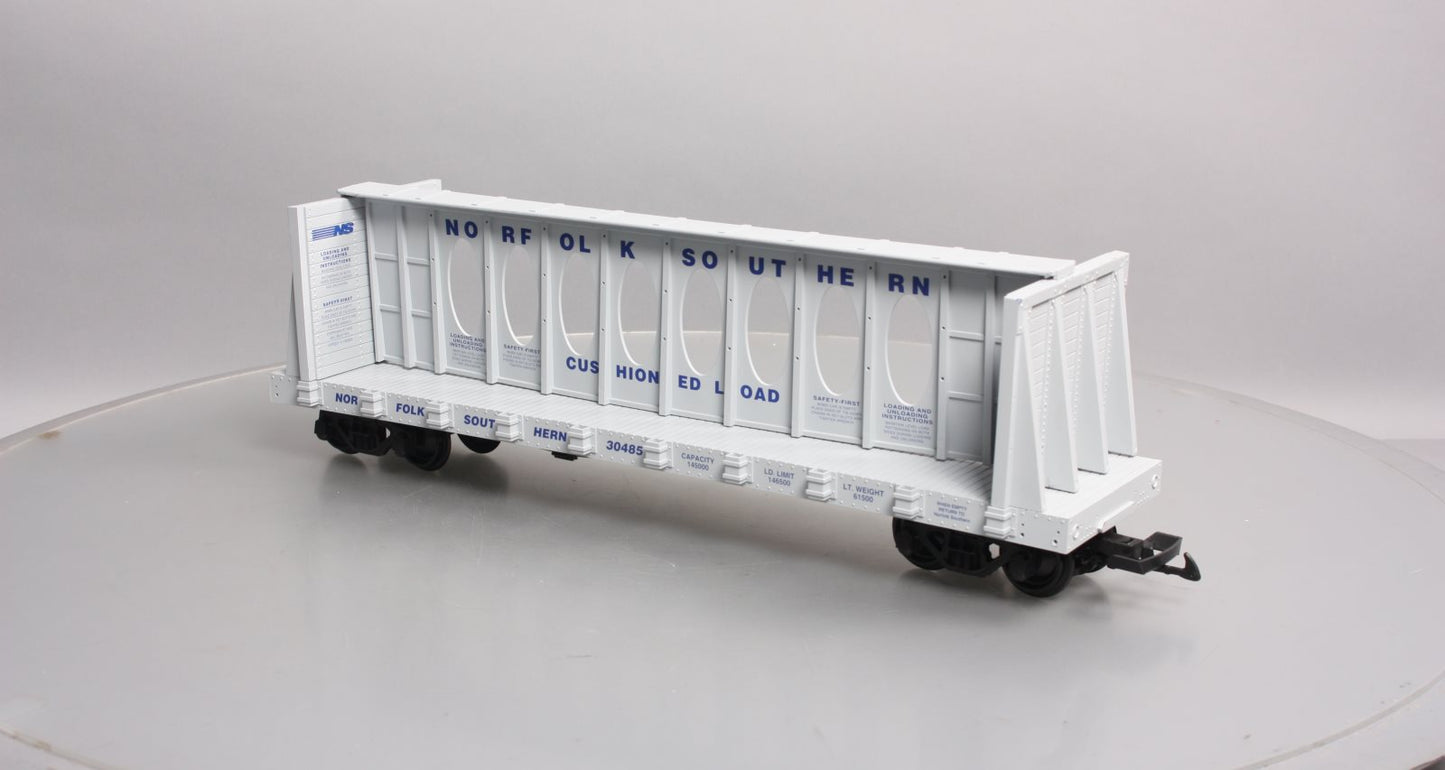 USA Trains R17413A G Norfolk Southern Center Beam Flat Car (Gray) #30485