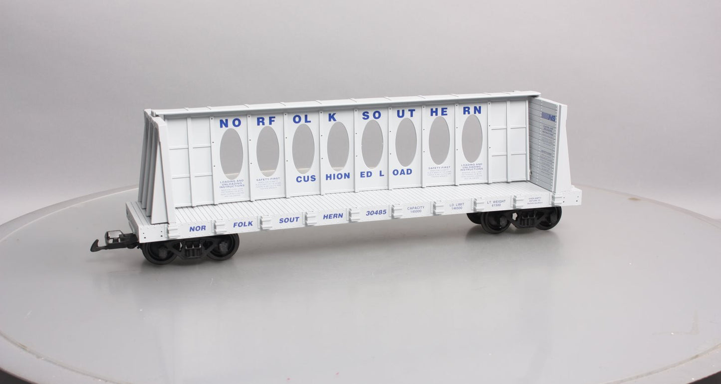 USA Trains R17413A G Norfolk Southern Center Beam Flat Car (Gray) #30485