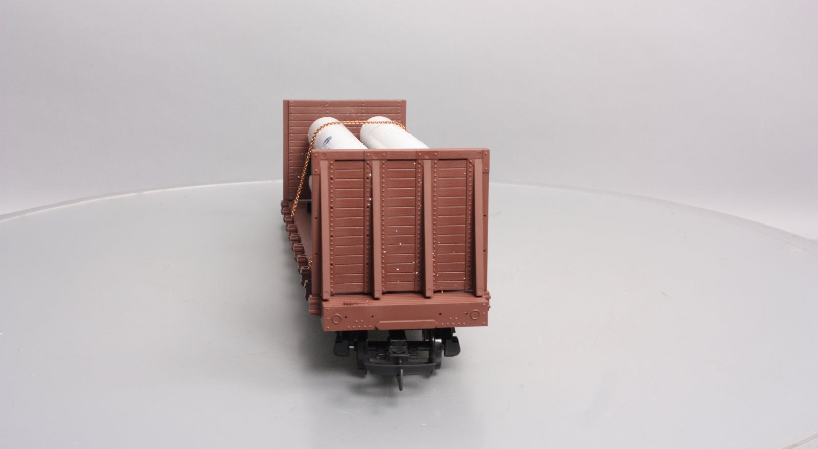 USA Trains R17617A G C&S Pipe Load Flat Cars (BC Red) #099