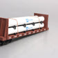 USA Trains R17617A G C&S Pipe Load Flat Cars (BC Red) #099