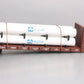 USA Trains R17617A G C&S Pipe Load Flat Cars (BC Red) #099