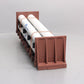 USA Trains R17617A G C&S Pipe Load Flat Cars (BC Red) #099