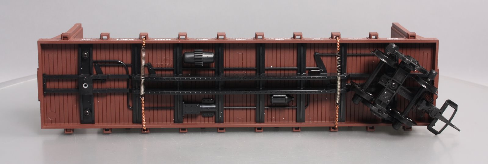 USA Trains R17617A G C&S Pipe Load Flat Cars (BC Red) #099