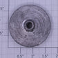 Gilbert 2034 Zinc Cast Silver Painted Plain Wheel without Set Screw