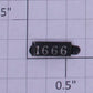Lionel 1666-1N 1666 Nameplate