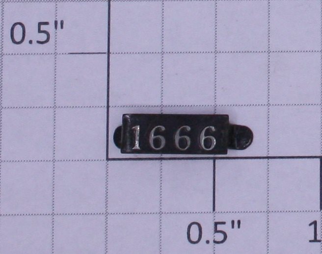 Lionel 1666-1N 1666 Nameplate