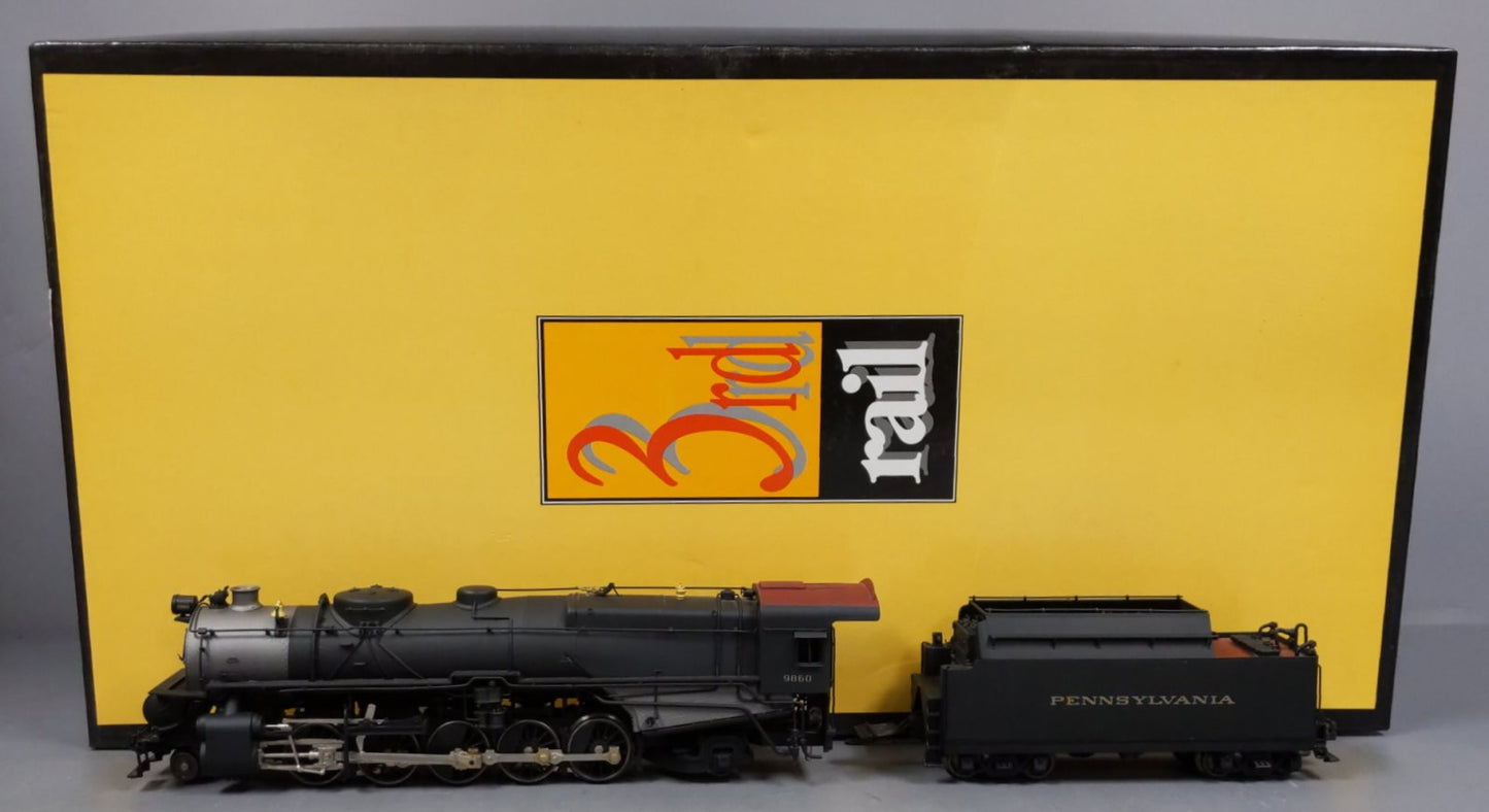 3rd Rail 9860 O BRASS Pennsylvania N-1s 2-10-2 Steam Loco & Tender - 3-Rail LN/Box