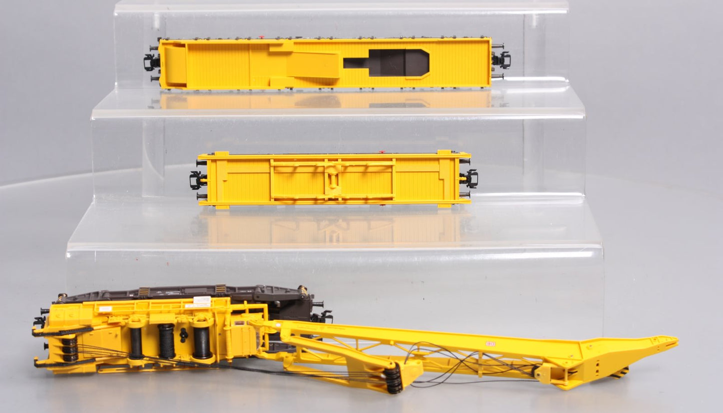 Marklin 49954 HO Deutsche Bahn Type 100 Crane Car & Type 817 Boom Tender Car Set
