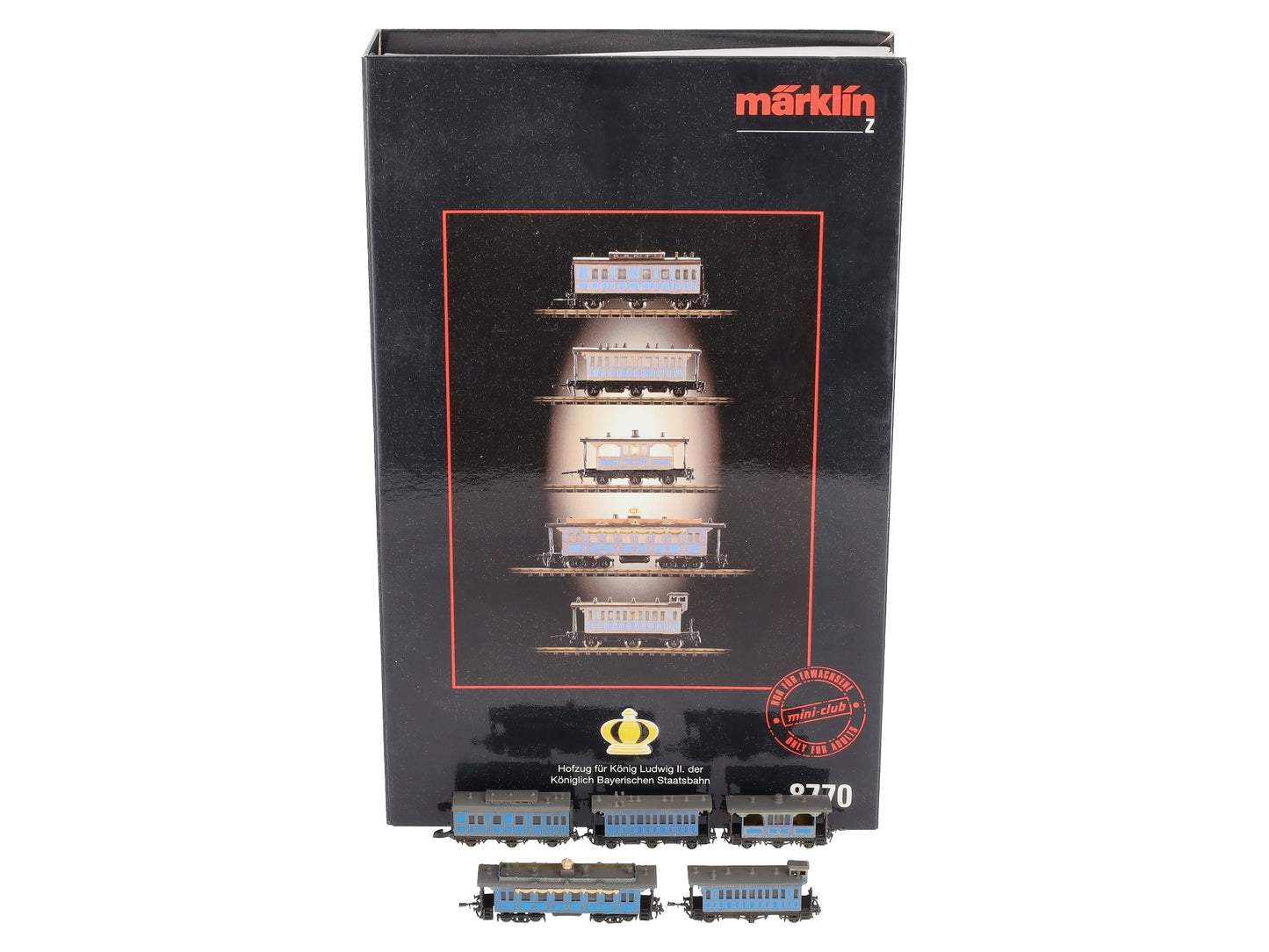 Marklin 8770 Z Royal Bavarian RR Passenger Car Set (Set of 5) LN/Box