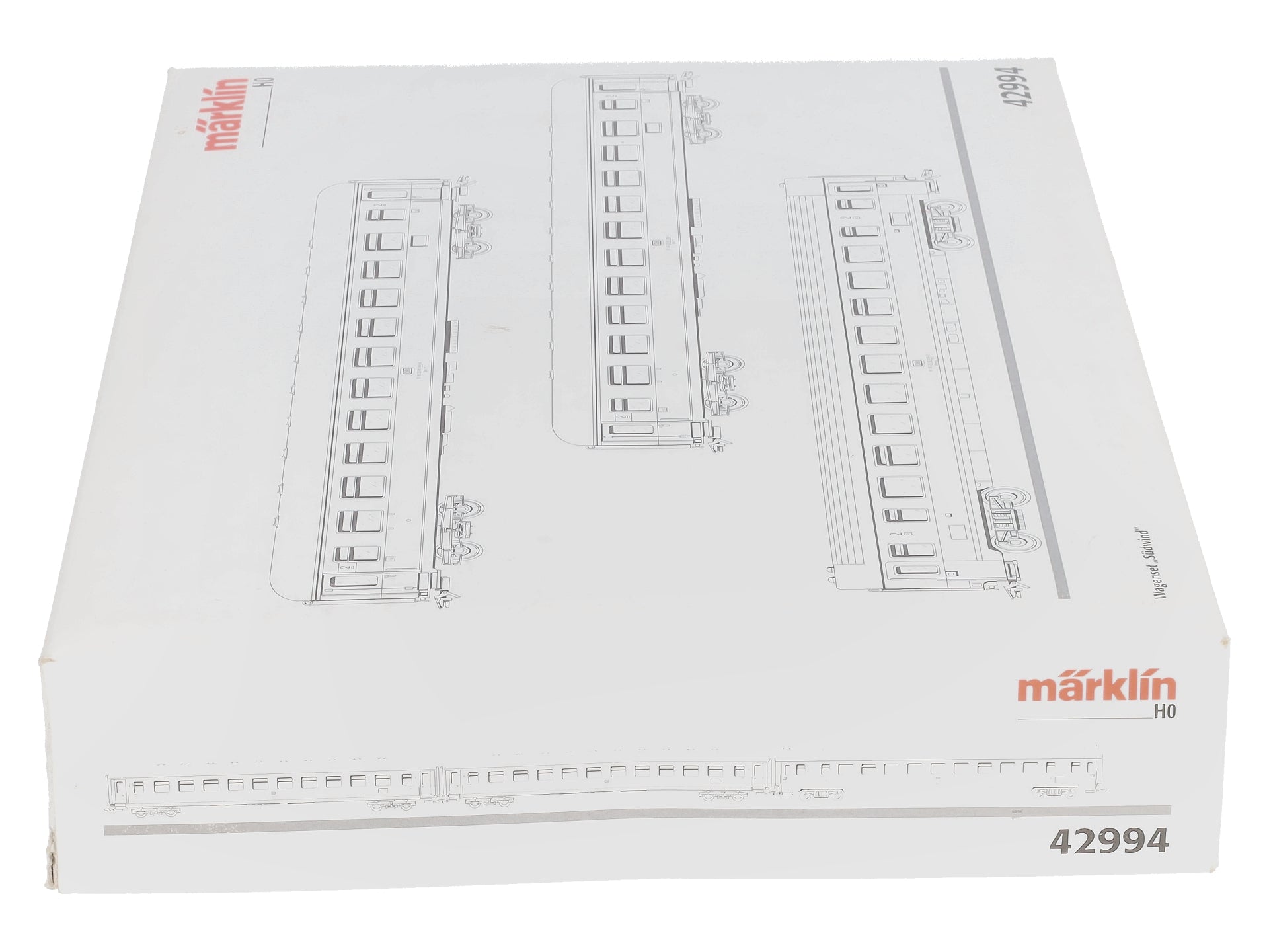 Marklin 42994 HO Deutsche Bahn Southwind Passenger Car Set LN/Box