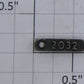 Lionel 2032-10 Painted Right Hand Raised Number Marker Lens/Number Board