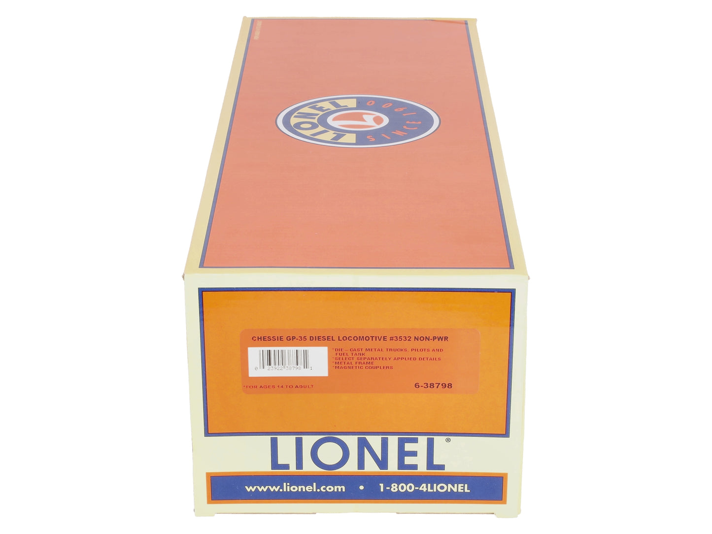 Lionel 6-38798 O Gauge Chessie GP-35 Non-Powered Diesel Engine #3532