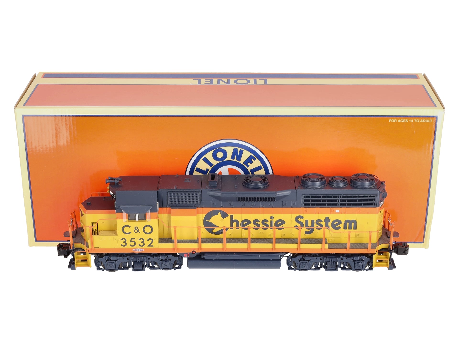 Lionel 6-38798 O Gauge Chessie GP-35 Non-Powered Diesel Engine #3532