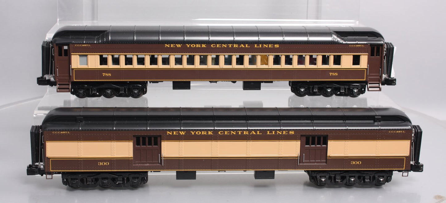 MTH 20-4496 O NYC 70’ Madison Baggage/Coach Passenger Car Set (Set of 2) LN/Box