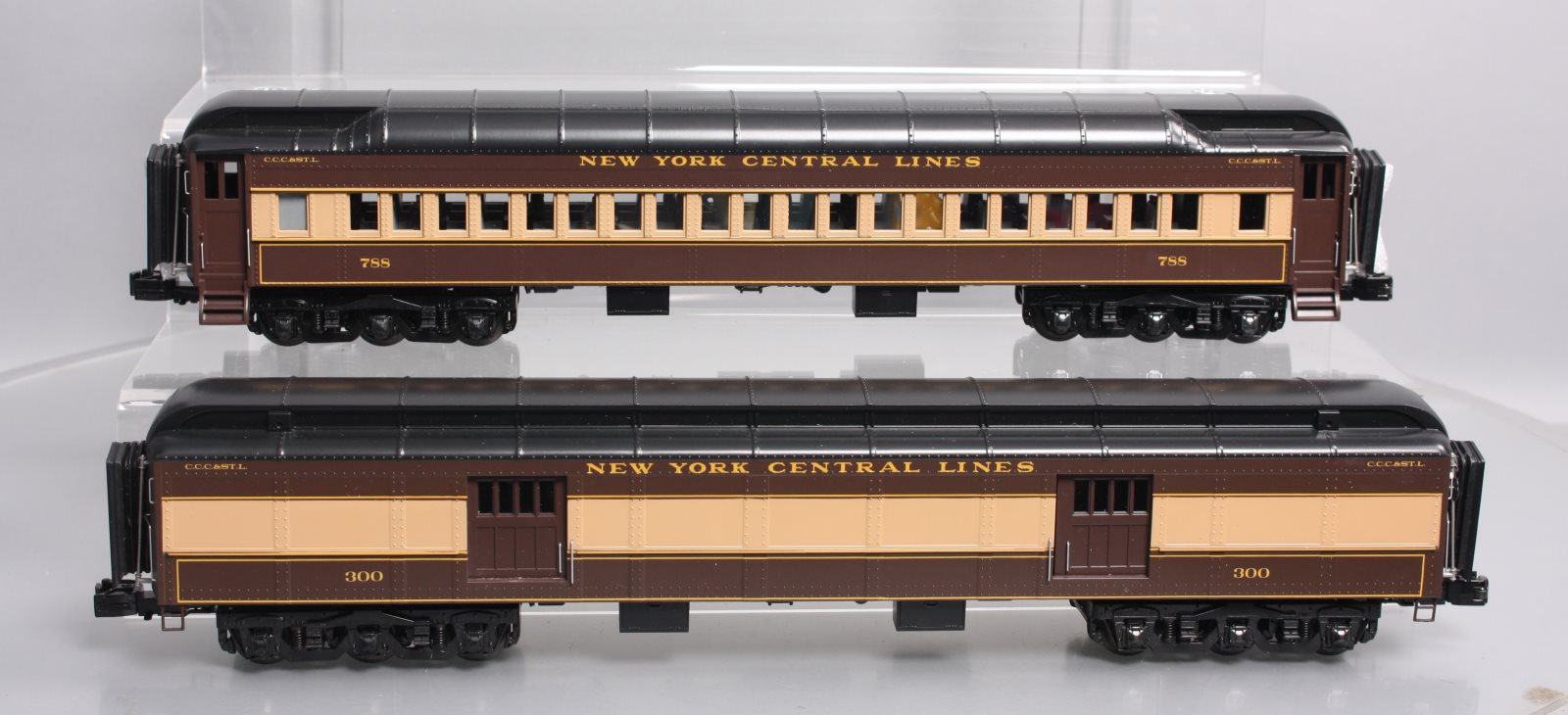 MTH 20-4496 O NYC 70’ Madison Baggage/Coach Passenger Car Set (Set of 2) LN/Box