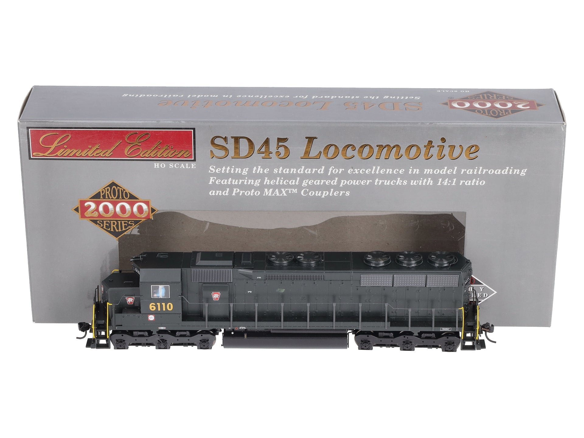Walthers 920-41054 HO Pennsylvania EMD SD45 w/ TSU Sound/Proto DCCTM #6110