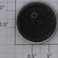 Lionel 1666M-7 Plain Center Wheel with Rim and Spoke