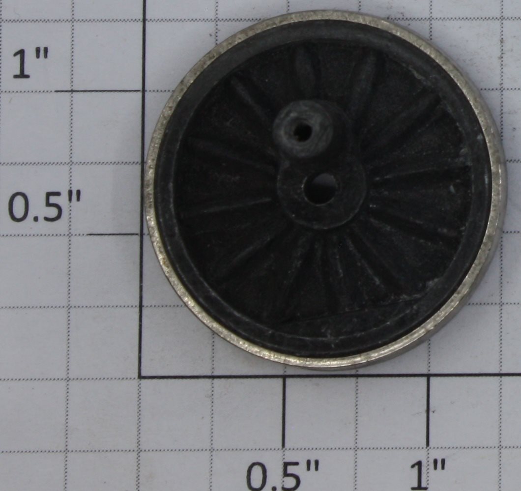 Lionel 1666M-7 Plain Center Wheel with Rim and Spoke
