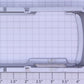 Lionel 68-75 Inspection Car Windshield and Windows - LTI