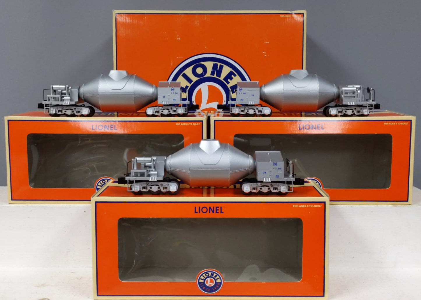 Lionel 6-29469 O U.S. Steel Hot Metal Car (Pack of 3) NIB
