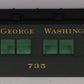 Lionel 25500-2 #735 C&O Washington Coach Shell