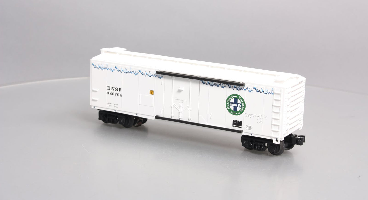 Lionel 6-52351 O Gauge BNSF Icicle Refrigerator Car #080704 MT/Box