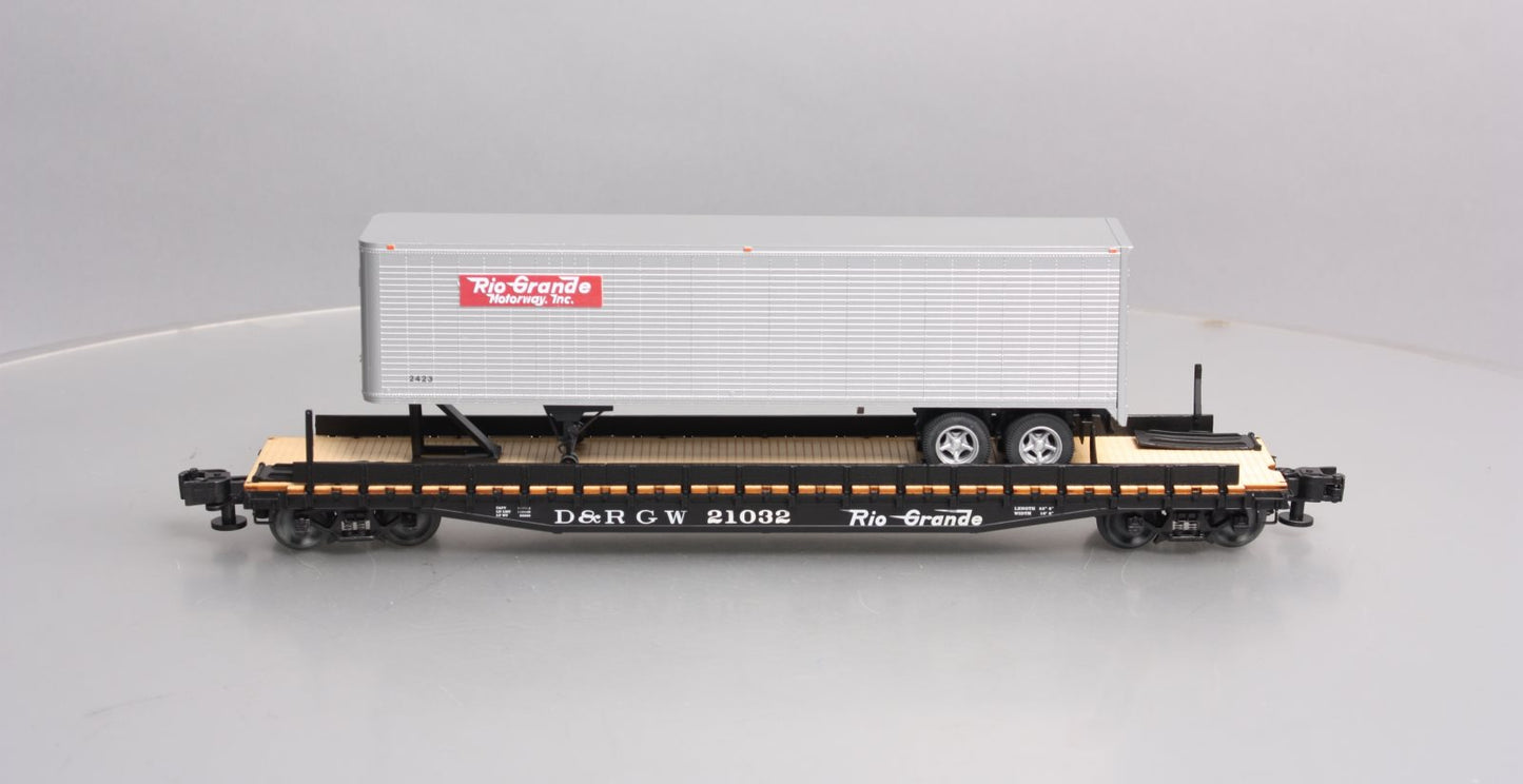 Lionel 6-84880 O Rio Grande PS-4 with 40' Trailer #21032