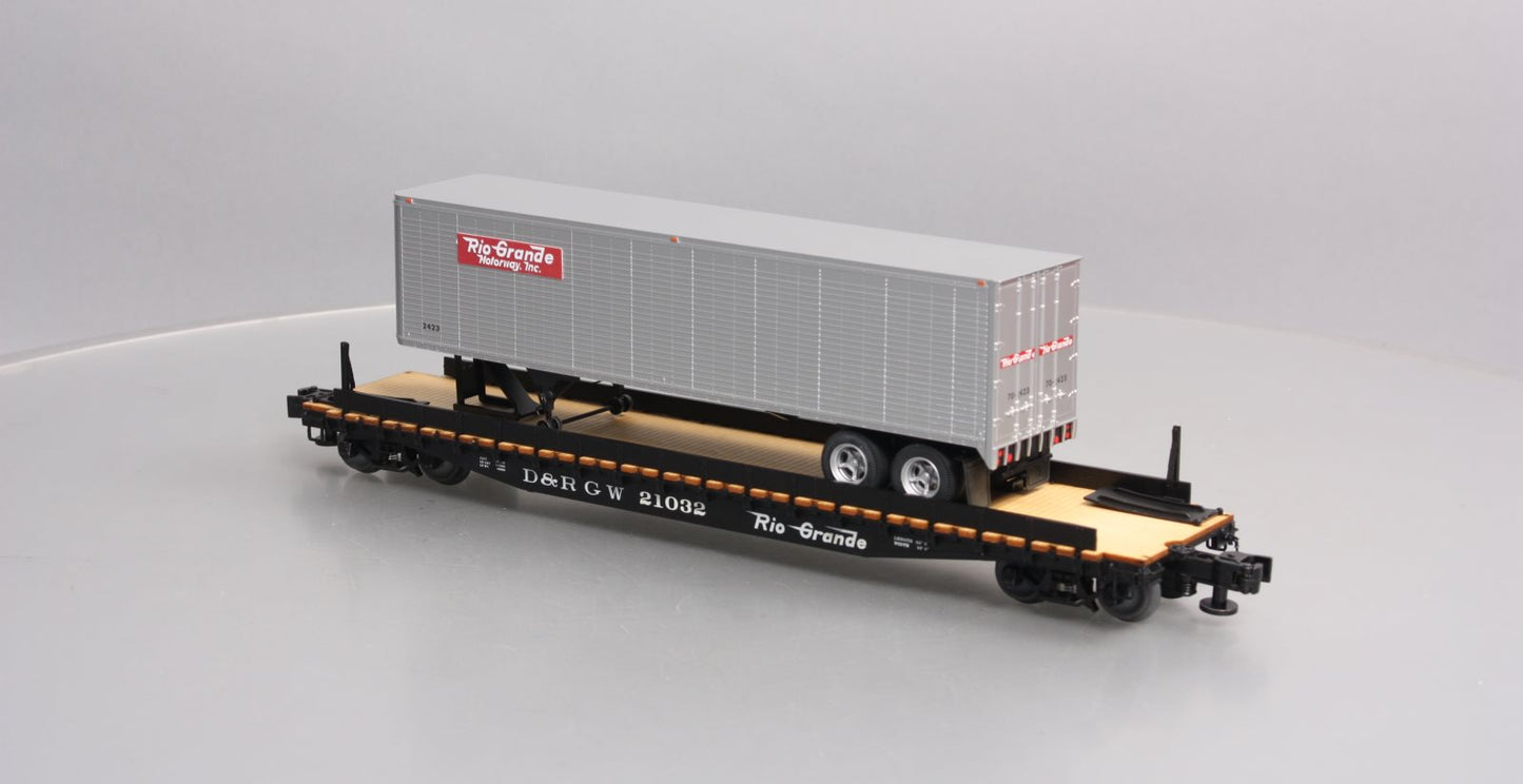 Lionel 6-84880 O Rio Grande PS-4 with 40' Trailer #21032