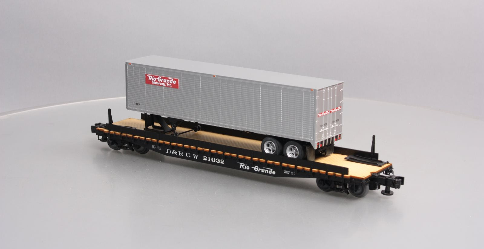 Lionel 6-84880 O Rio Grande PS-4 with 40' Trailer #21032