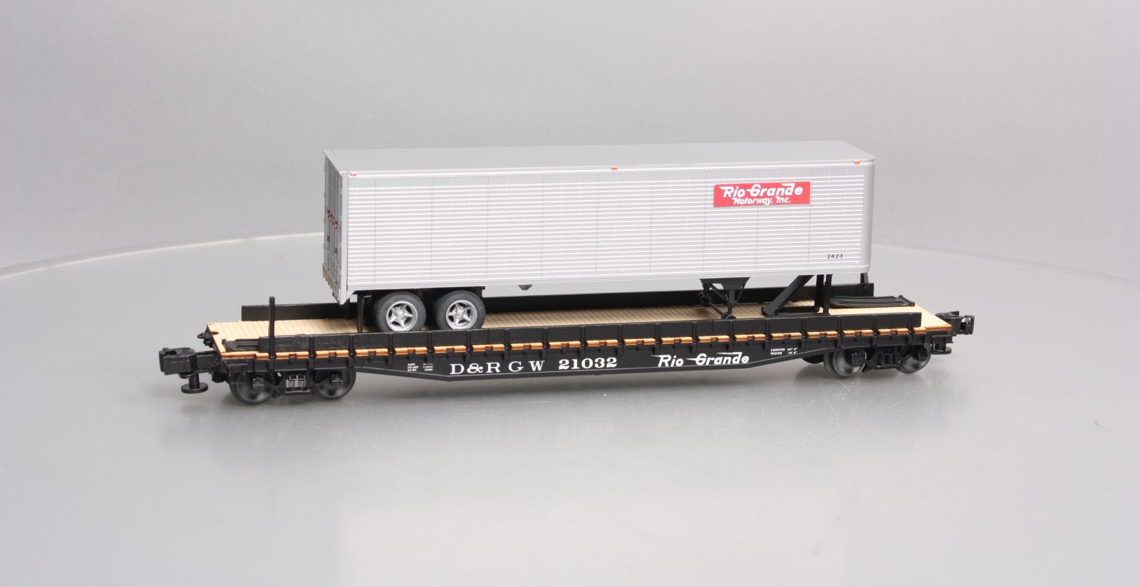Lionel 6-84880 O Rio Grande PS-4 with 40' Trailer #21032