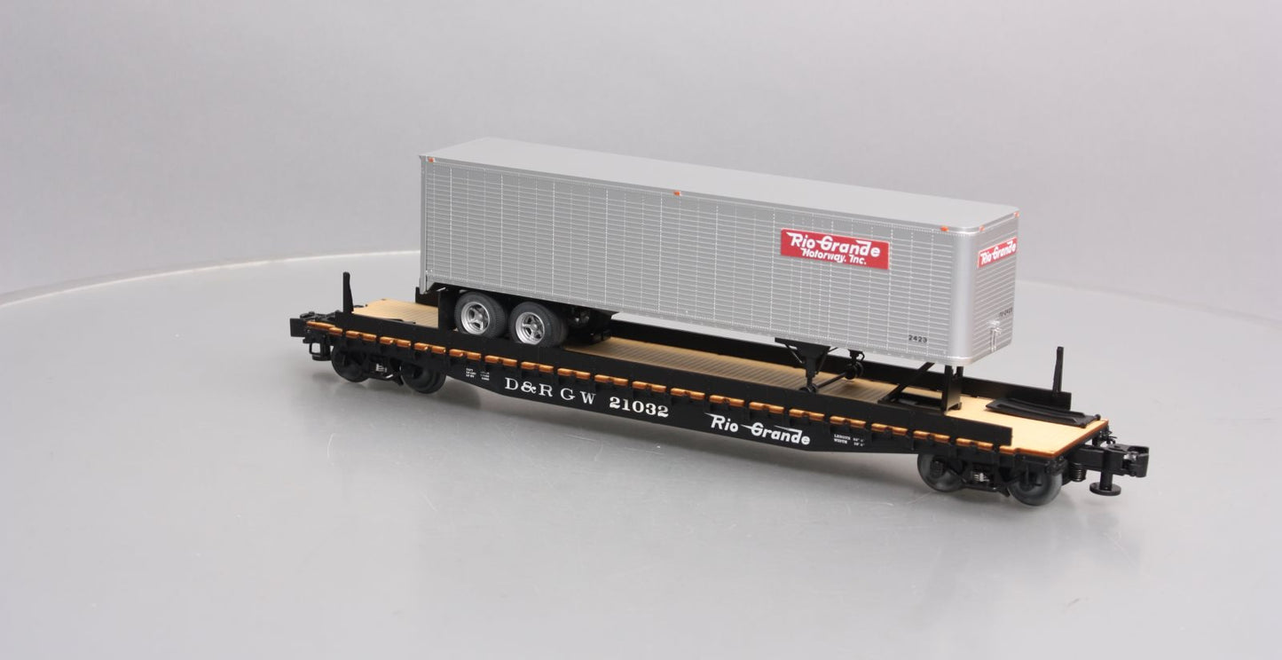 Lionel 6-84880 O Rio Grande PS-4 with 40' Trailer #21032