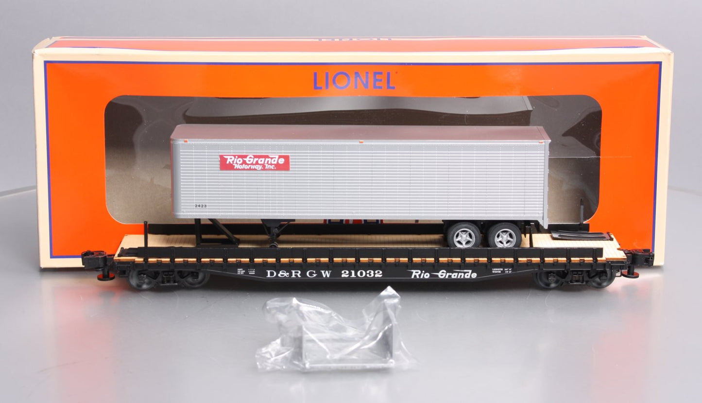 Lionel 6-84880 O Rio Grande PS-4 with 40' Trailer #21032