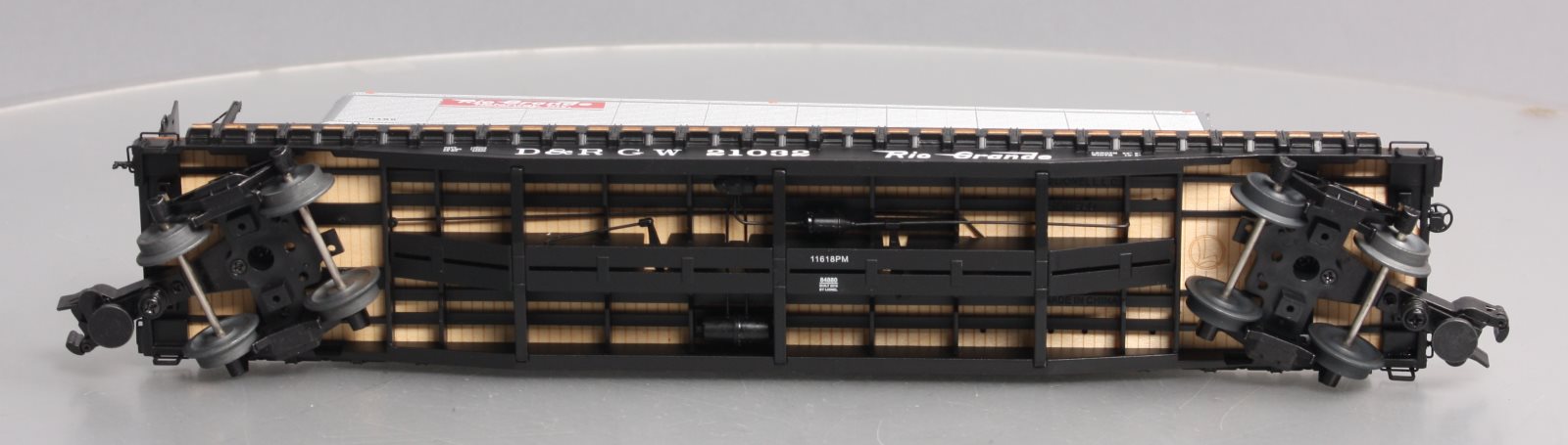 Lionel 6-84880 O Rio Grande PS-4 with 40' Trailer #21032