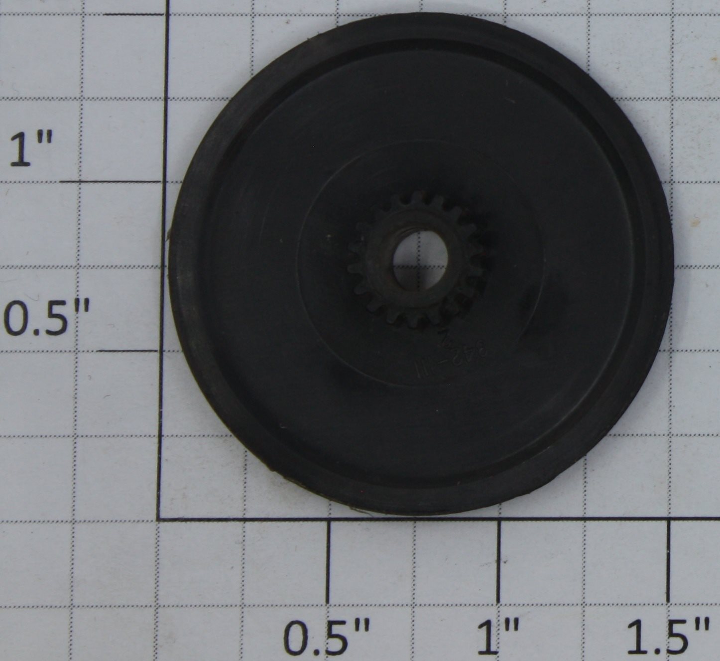 Lionel 342-111 Black Plastic Drive Pulley and Gear