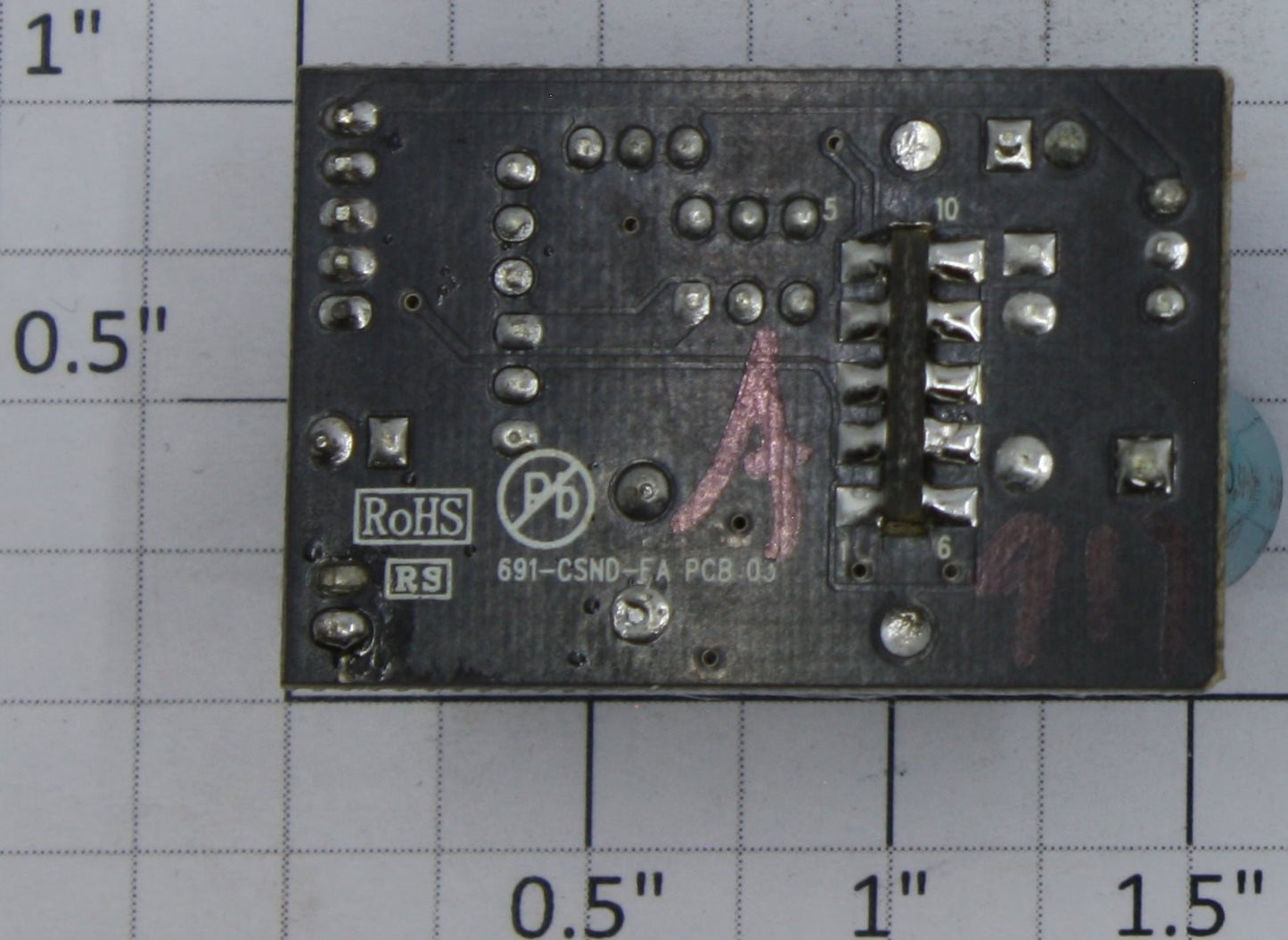 Lionel 691CSNDPCB Diesel Horn PCB Circuit Board