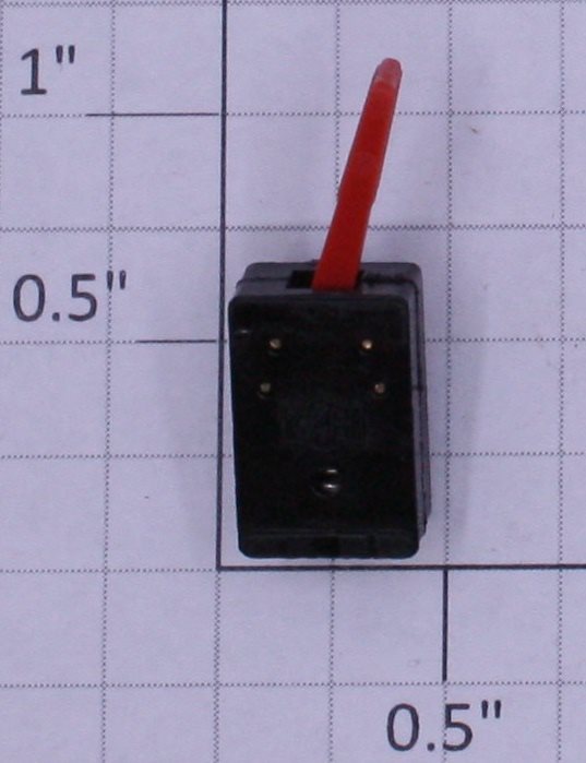 Eaton T8201 Red STSP On/Off Mini Paddle Lever Toggle Switch