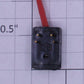 Eaton T8201 Red STSP On/Off Mini Paddle Lever Toggle Switch