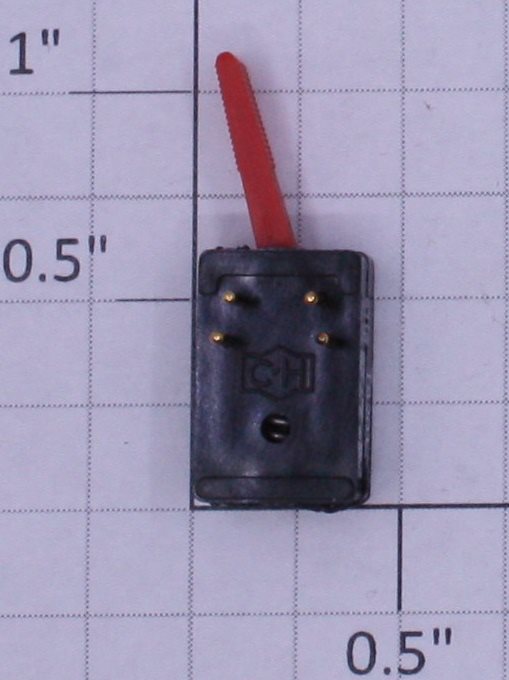Eaton T8201 Red STSP On/Off Mini Paddle Lever Toggle Switch