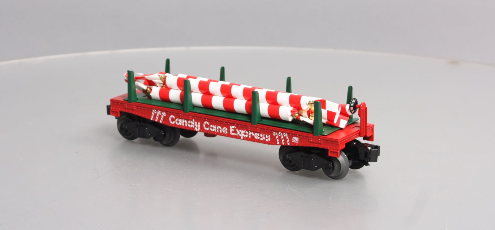 Lionel 6-36848 O Candy Cane Operating Dump Car LN/Box