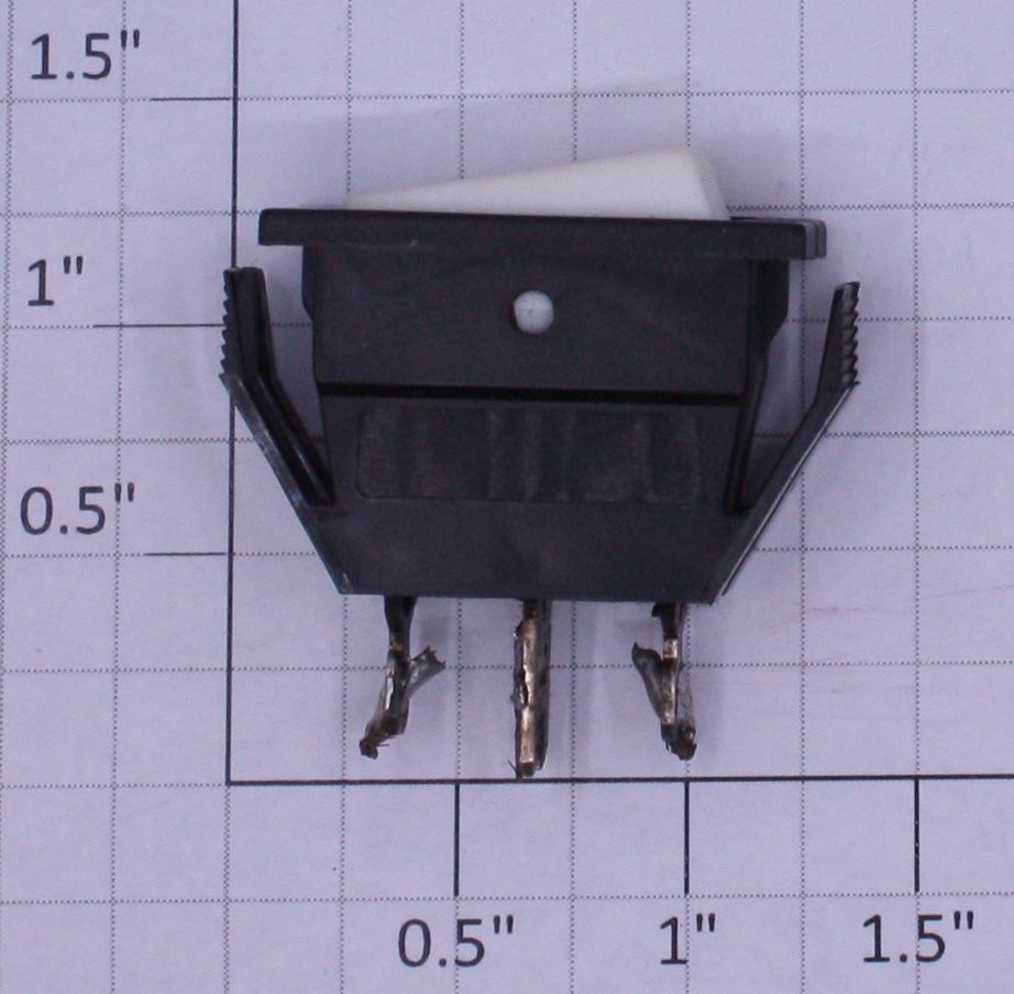 Acme ROC-005 SPDT White Rocker Switch