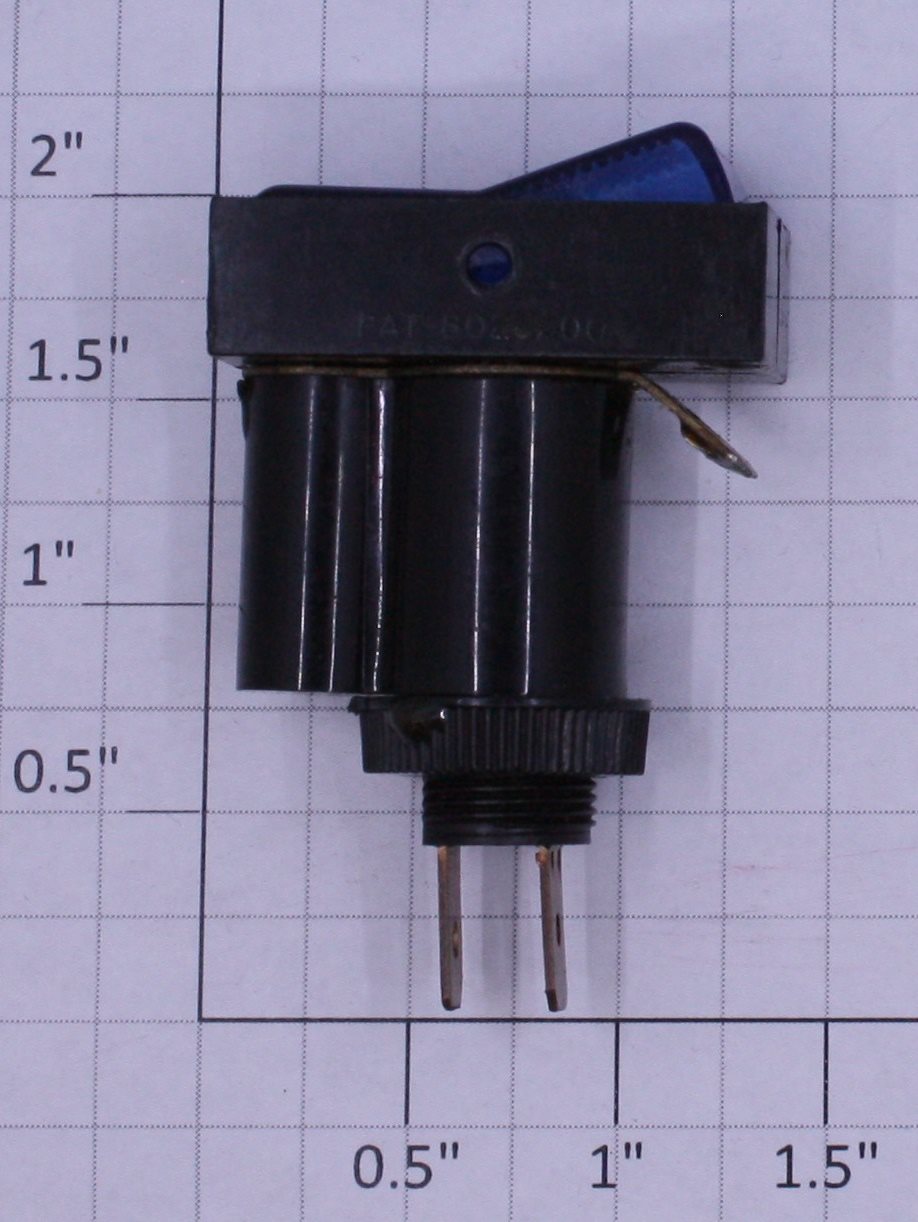 Acme ROC-002 SPDT Blue Illuminated Rocker Switch