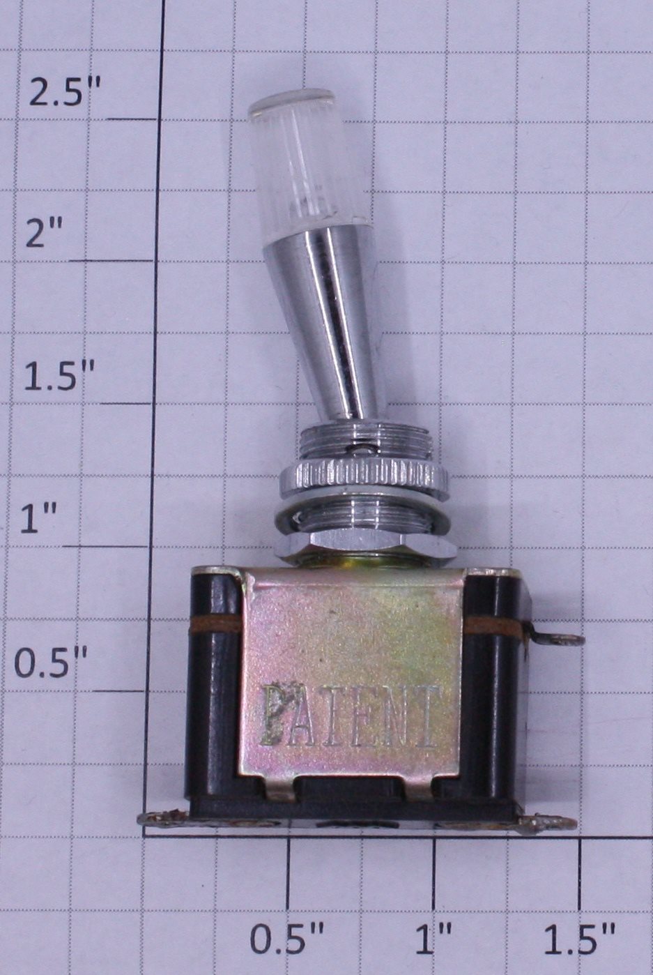 Acme 0826-12 SPDT Illuminated On/Off Toggle Switch 10A @ 125VAC (3)
