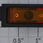 Acme ROC-004 SPDT Amber Illuminated Rocker Switch