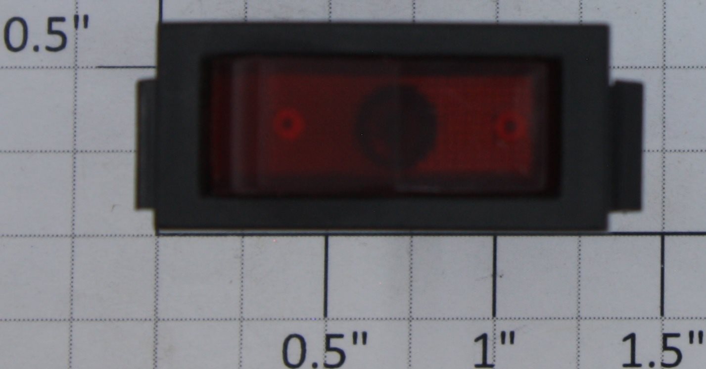 Acme ROC-001 SPDT Red Illuminated Rocker Switch