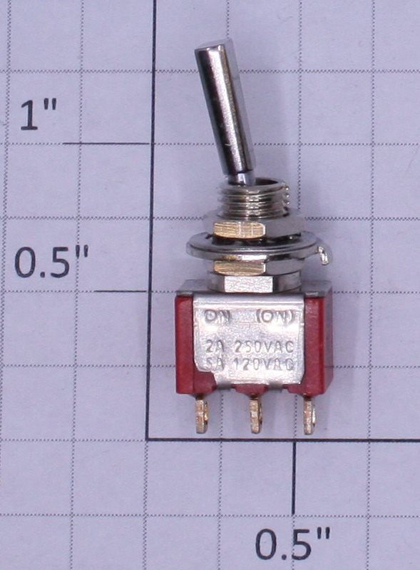 Acme 2610B SPDT 5A @ 120VAC Momentary Lever Miniature Toggle Switch